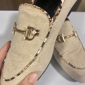 BURLAP LOAFERS